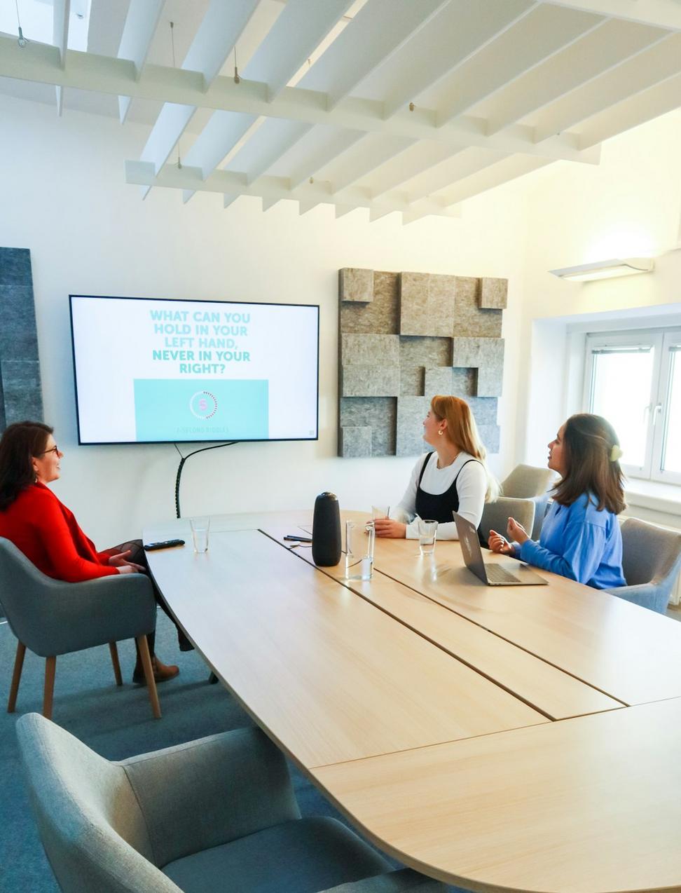 Our team at work